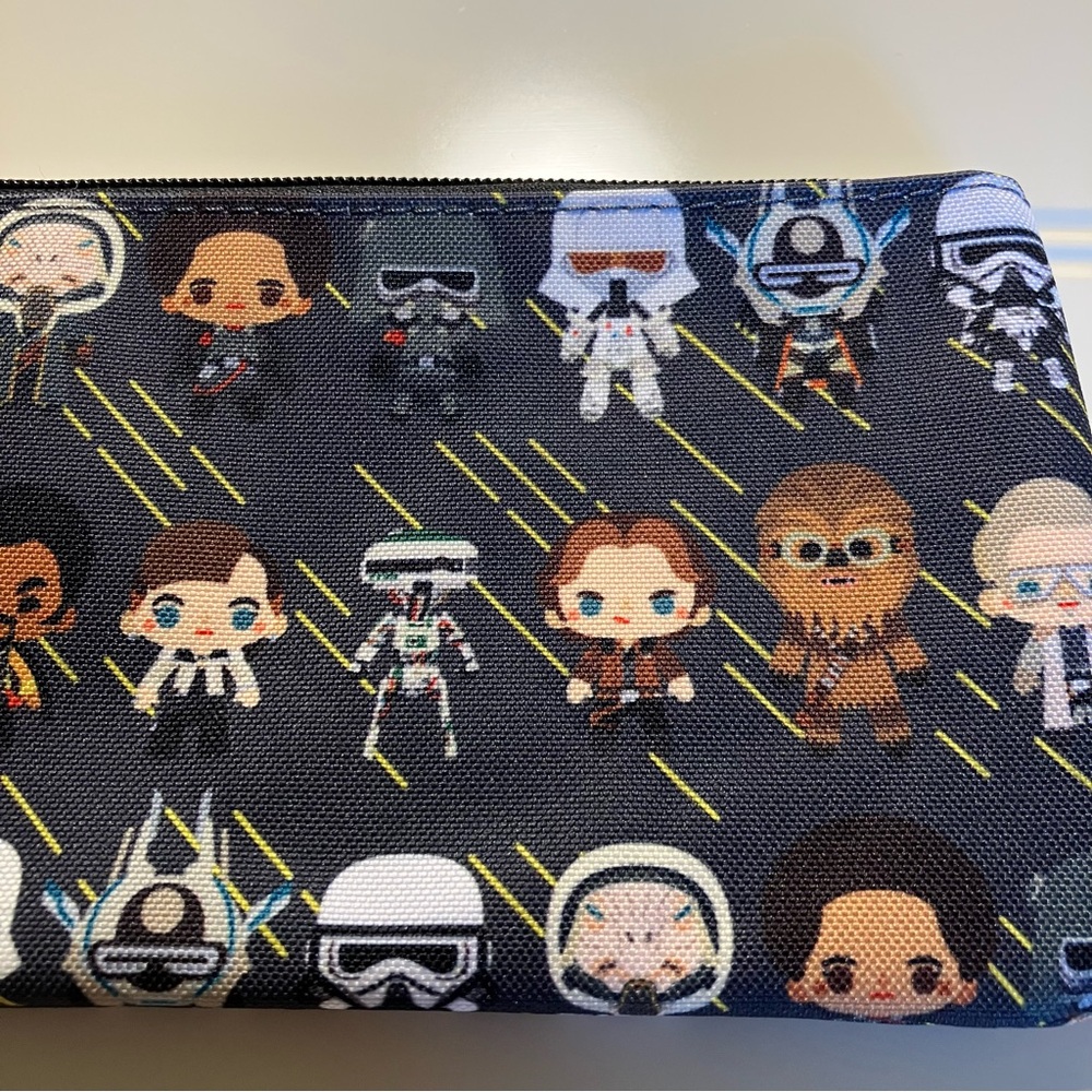 Loungefly Star Wars Chibi Zip Pouch - Cosmetic Coin Pencil bag - Picture 6 of 10